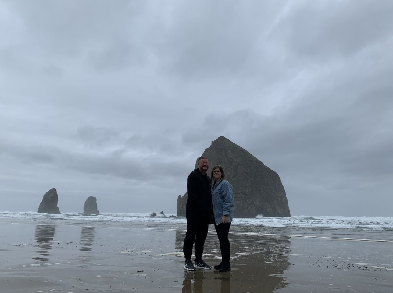 Kara Daigle at Haystack Rock Tammy Baker traveling in Santorini, Greece